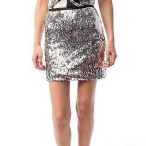 Silence and Noise Sequin Skirt Sz S